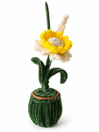 Cute Handmade Flower Pot Decoration for Home