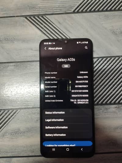Samsung Mobile A03s