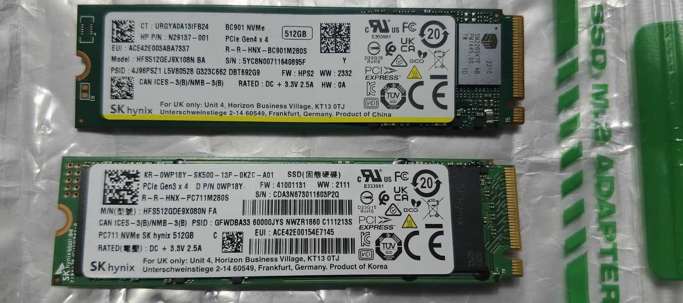 NVMe M. 2 SSDs 0