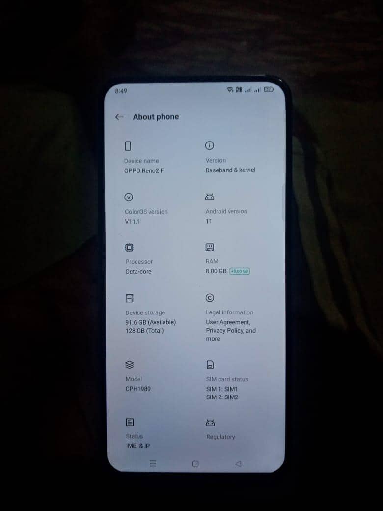 OPPO Reno 2f 4