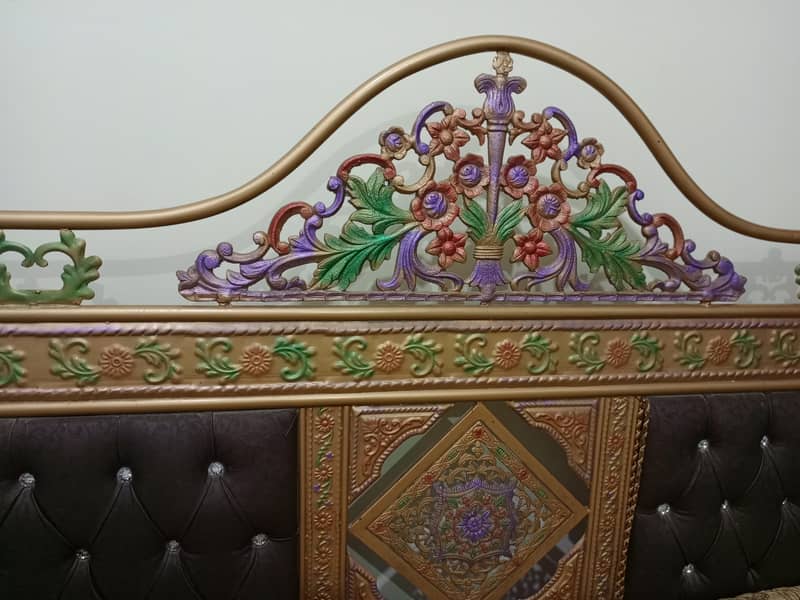 Queen Sized Bed, Side Tables and Mattress 2
