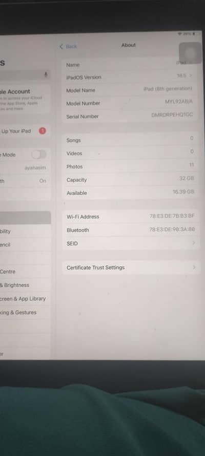iPad 8 gen for sale