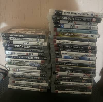 PlayStation 3 used games in good confition available each in RS:1500