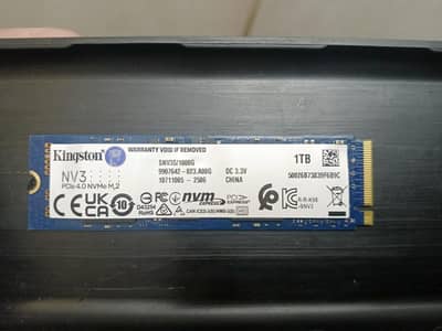 Kingston NV3 1TB Gen 4 Nvme Fast Speeds with Heatsink