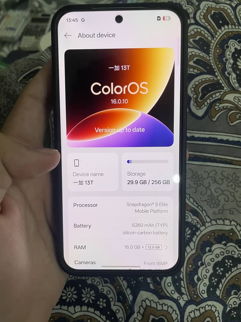 One Plus 13t 16/256 5