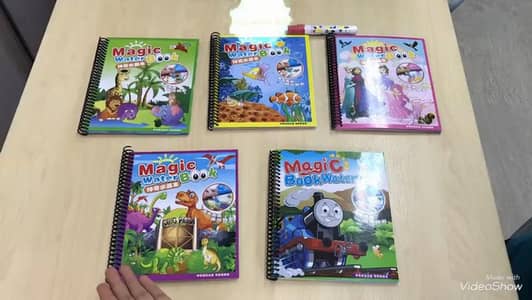 Magic Water Book for Kids | Reusable Water Drawing & Coloring Book