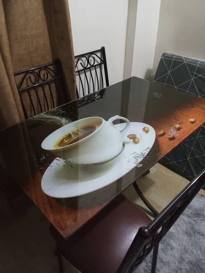 Dining table with chairs