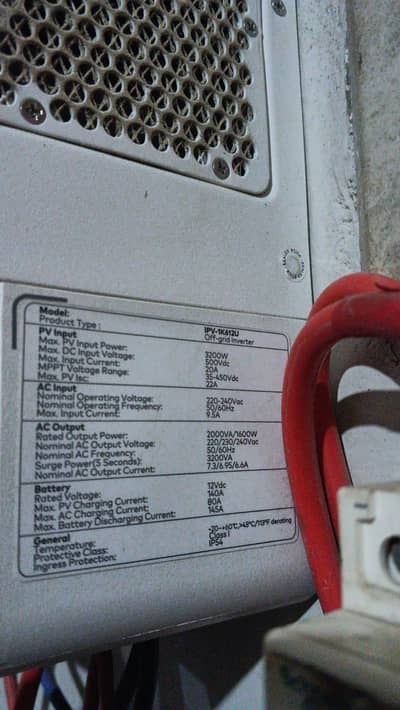 2 plate jinko with l2 stand battery 1800 2  and itel 1.6 inverter