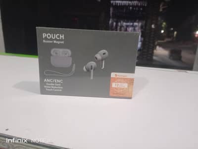 POUCH Wireless Bluetooth Earbuds ANC/ENC – Brand New
