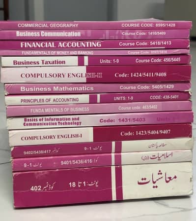 BA/BCOM ALL SEMESTER NEW BOOKS
