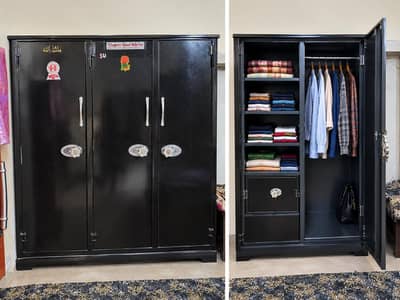 Black Steel Wardrobe For Sale