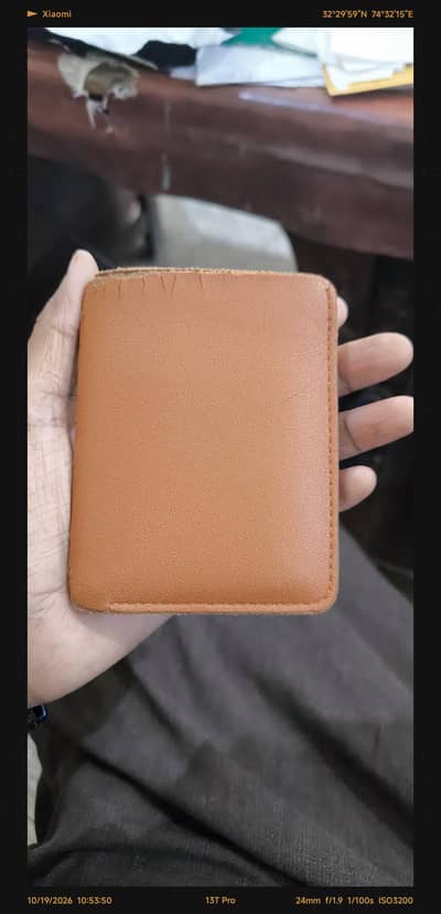 leather wallet purse