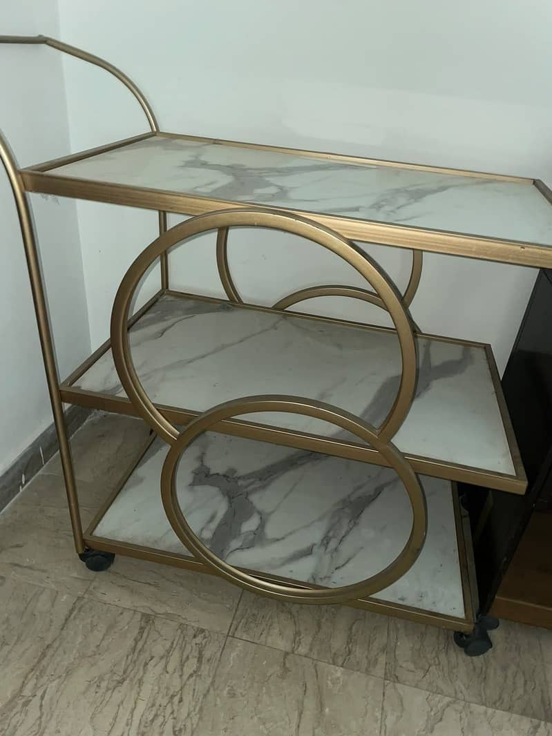 Tea serving trolley 1