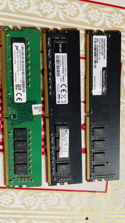 8GB DDR4 RAM for Sale | 3200MHz, 2666MHz & 2133MHz | Hyderabad