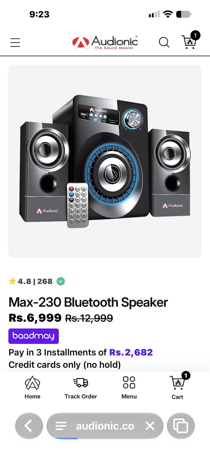 Brand new audionic speaker 3