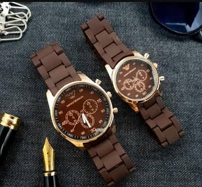 Stylish Chronograph Couple Watches - Only Rs 2699!