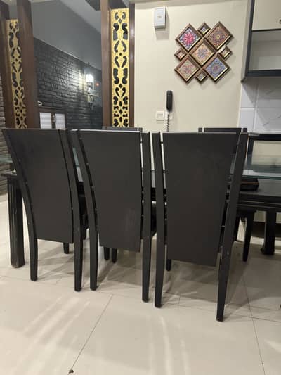 6 chair dinning table