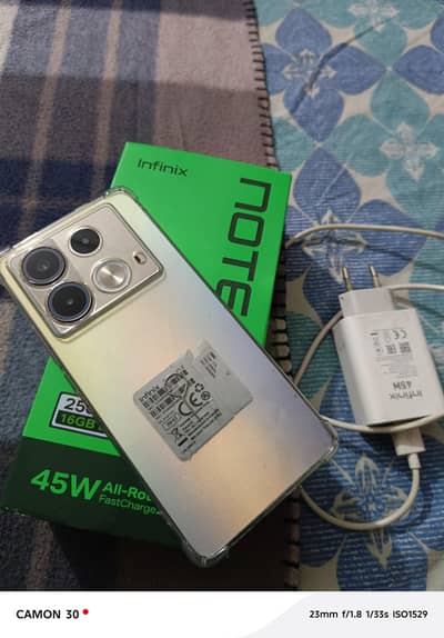 infinix note 40 pta official approved complete box