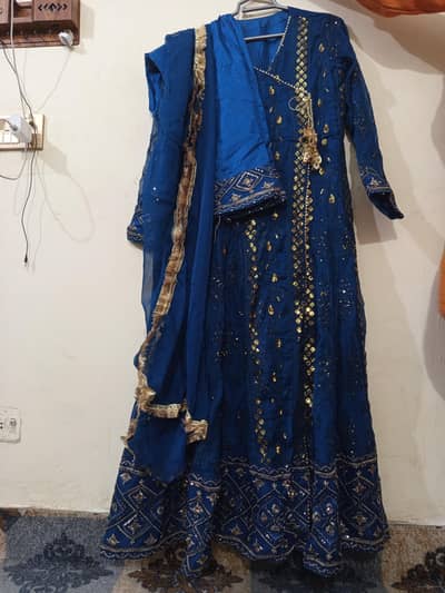 pure  chiffon long frock