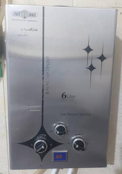 Nasgas Instant Geyser 6 litre