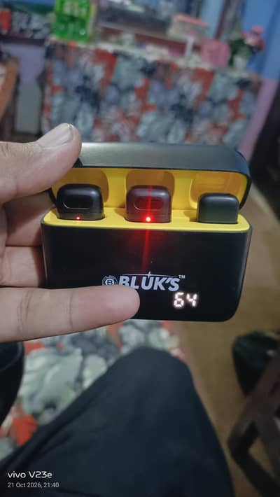 Bluks Mic Bluetooth dubble mics C tipe charger