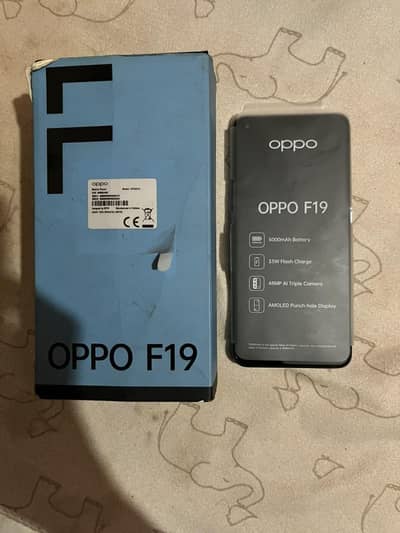OPPO F19 (with box and Charger)