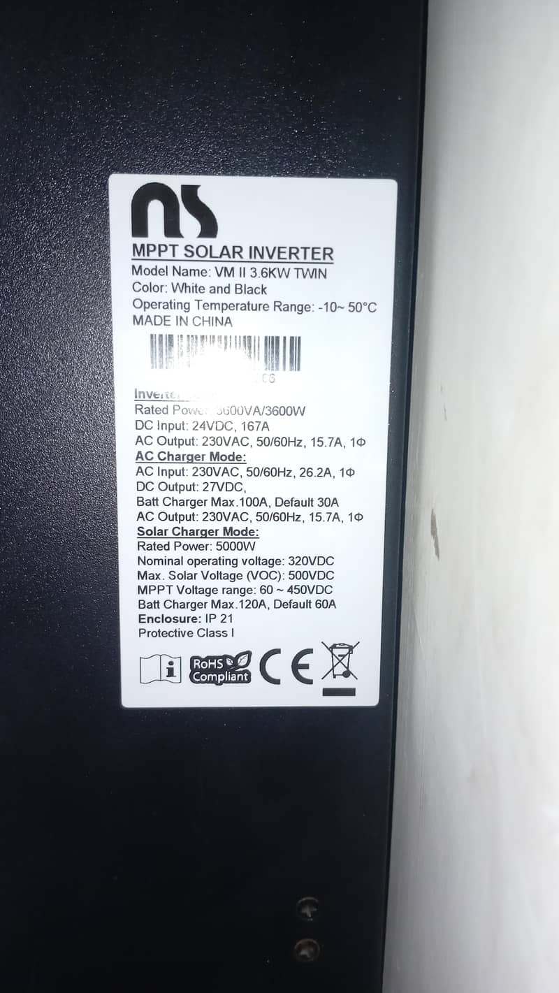 3.6 KILO PV5000 0