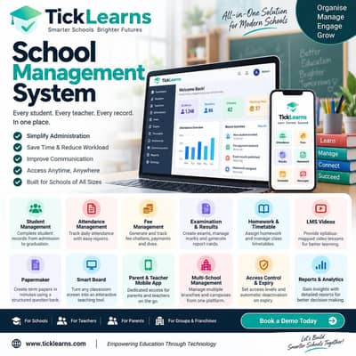 Complete School Management Software & Mobile App
