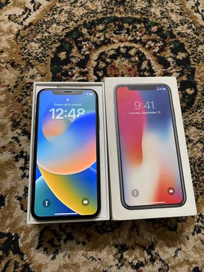 iPhone X complete box