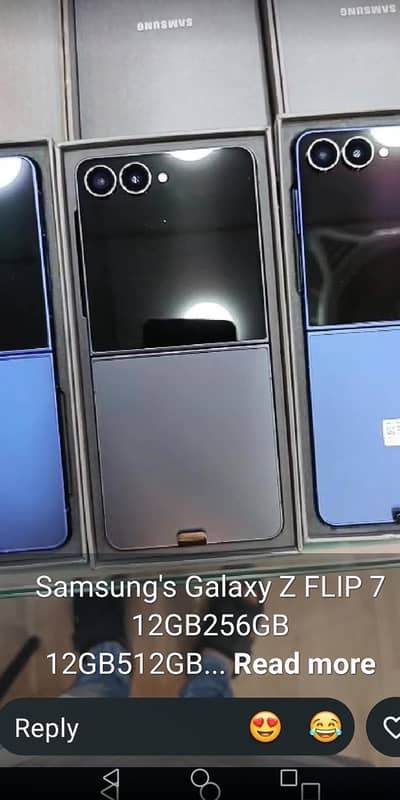 Samsung galaxy Z Flip 7 Black. Blue 512gb Vip pta  new Boxpack deal