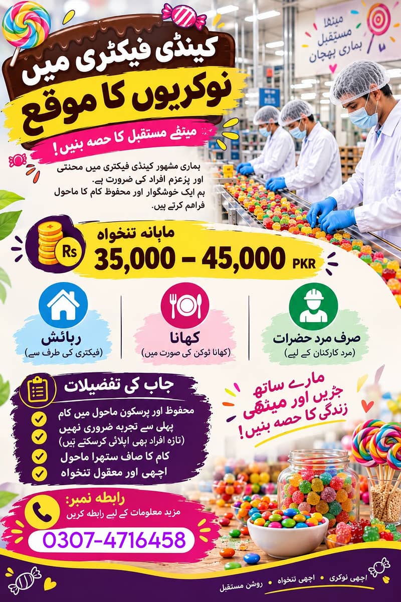 سیکیورٹی گارڈز اور ورکرز کی فوری ضرورت ہے! 2