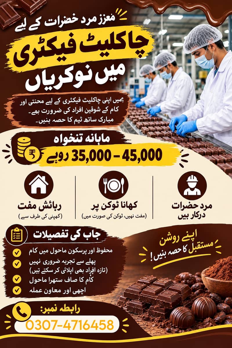 سیکیورٹی گارڈز اور ورکرز کی فوری ضرورت ہے! 3