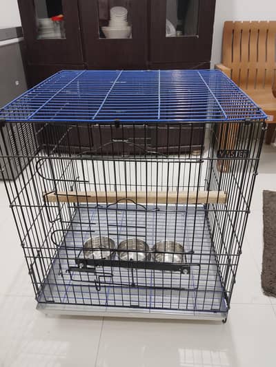 Brand new cage for birds and dogs price slightly negotiable