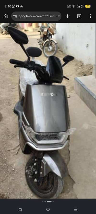 selling electric scooter with warranty availability