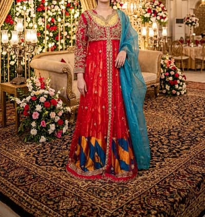 Heavy maxi dabka zarri work