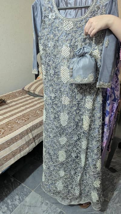 brand new bridal maxi with bridal set for sale