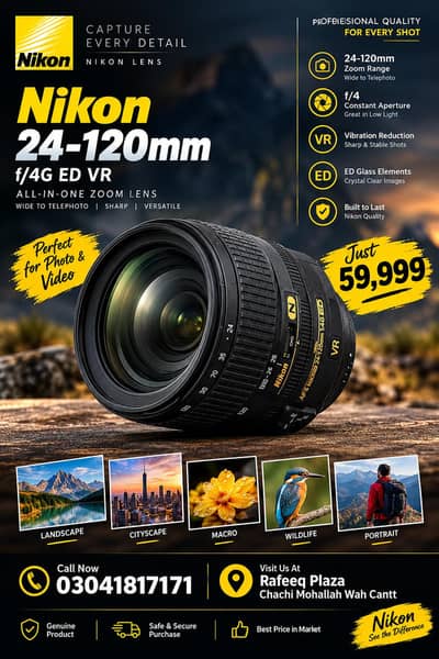 Nikon 24-120mm Lens