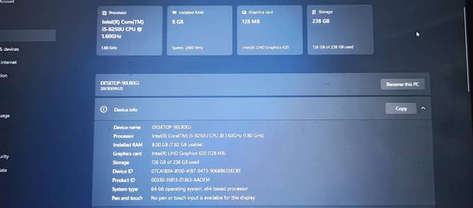 Lenovo Thinkpad Laptop For Sale
