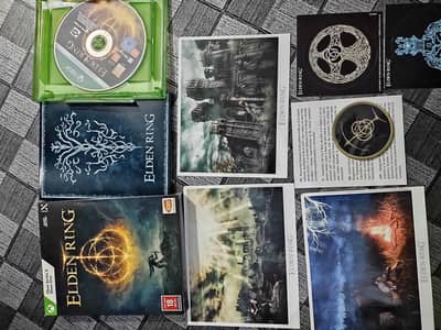 Xbox one or series x elden ring with cards stickers