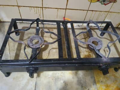 2 Burner Gas Stove for Sale – Black Colour