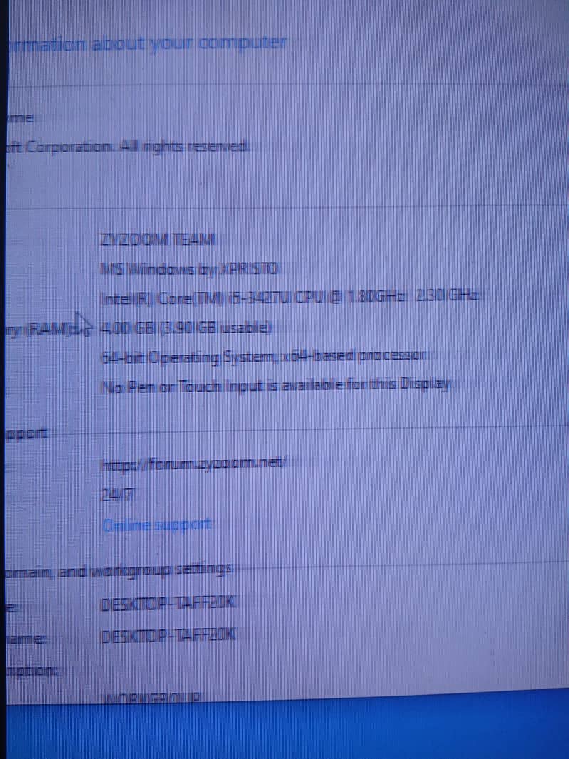 Intel core i5 3427U CPU 0