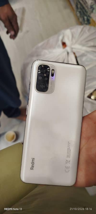 Xiaomi Redmi Note 10 4+2ram 128gb total original with box and adopter
