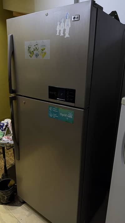 LG Double Door Refrigerator – No Frost – Silver – Urgent Sale