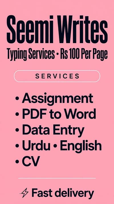Seemi_writes typing services