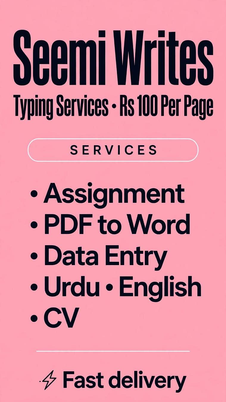 Seemi_writes typing services 0