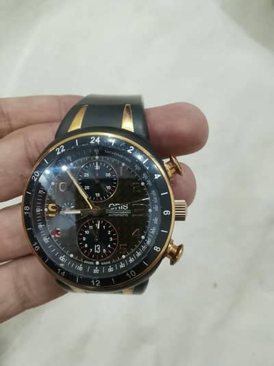 Oris carnogrif automatic watch TT1 Rose gold Dial Urgent sale