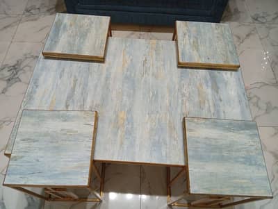 Central table with nesting tables