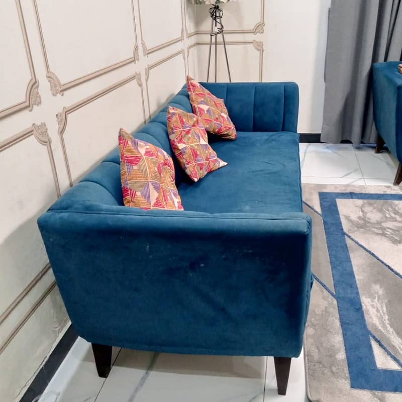 Five seater sofa set good condition 4