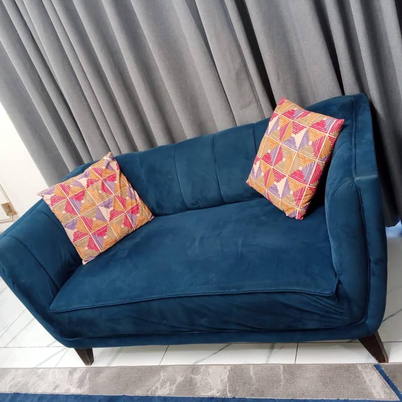 Five seater sofa set good condition 8