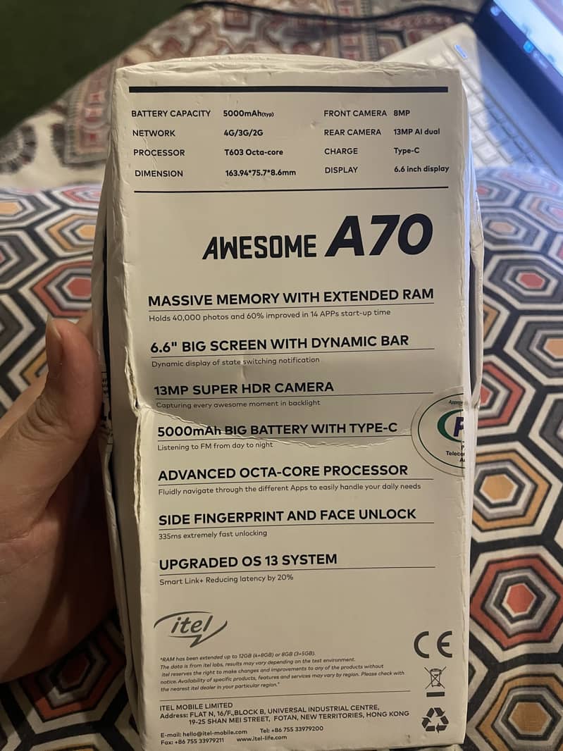 Itel A70 Pro 1